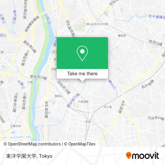 東洋学園大学 map
