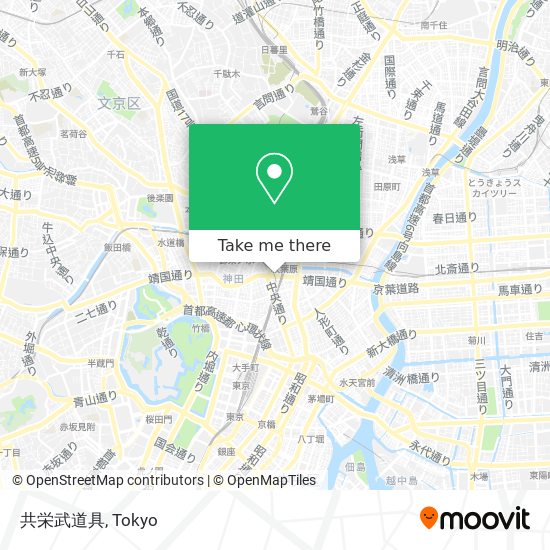 共栄武道具 map