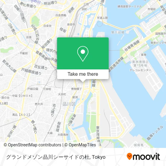 グランドメゾン品川シーサイドの杜 map