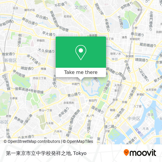 第一東京市立中学校発祥之地 map