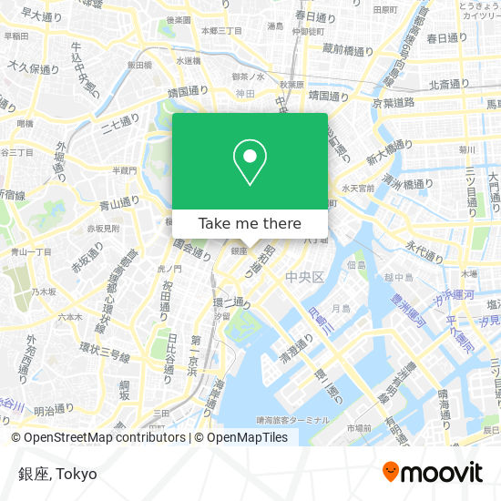 銀座 map