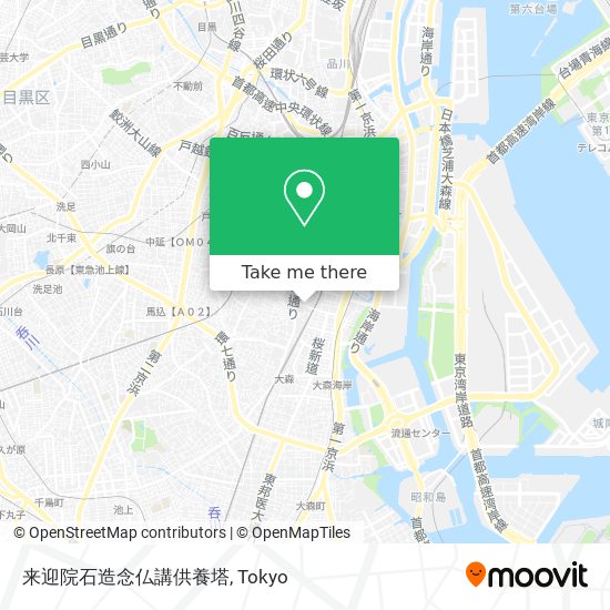 来迎院石造念仏講供養塔 map