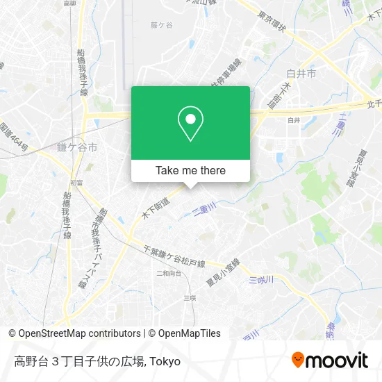 高野台３丁目子供の広場 map