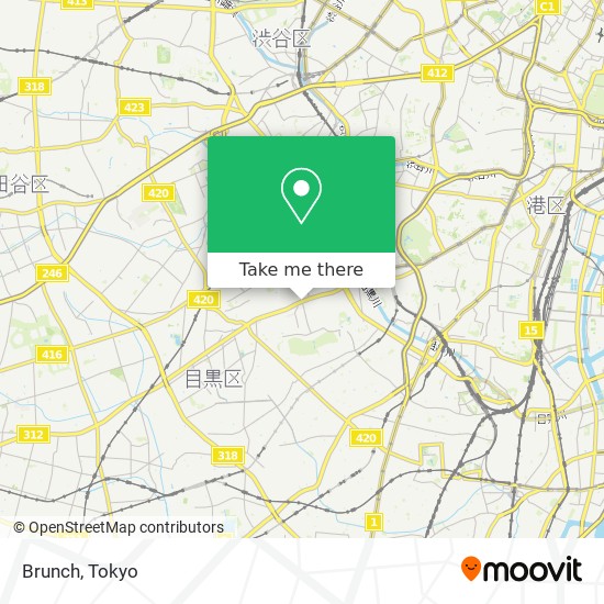 How To Get To Brunch In 目黒区 By Bus Or Metro