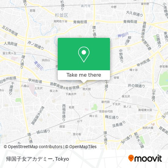 帰国子女アカデミー map
