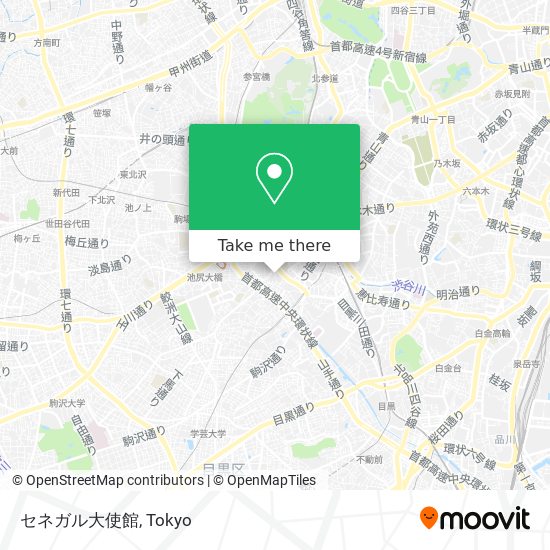 セネガル大使館 map