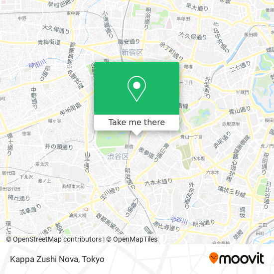 Kappa Zushi Nova map
