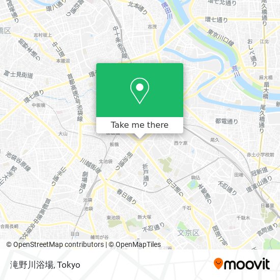 滝野川浴場 map