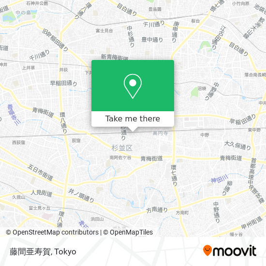 藤間亜寿賀 map