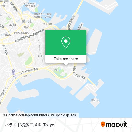 パラモド横濱三渓園 map