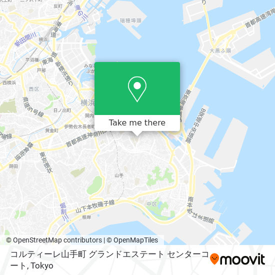 コルティーレ山手町 グランドエステート センターコート map