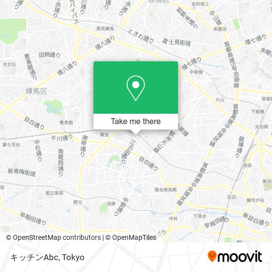 キッチンAbc map