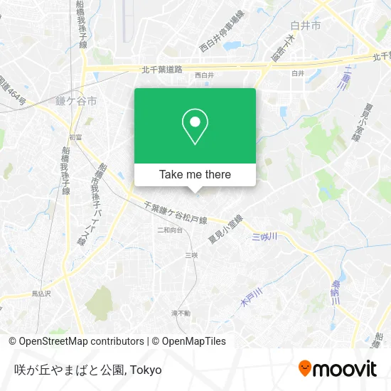 咲が丘やまばと公園 map