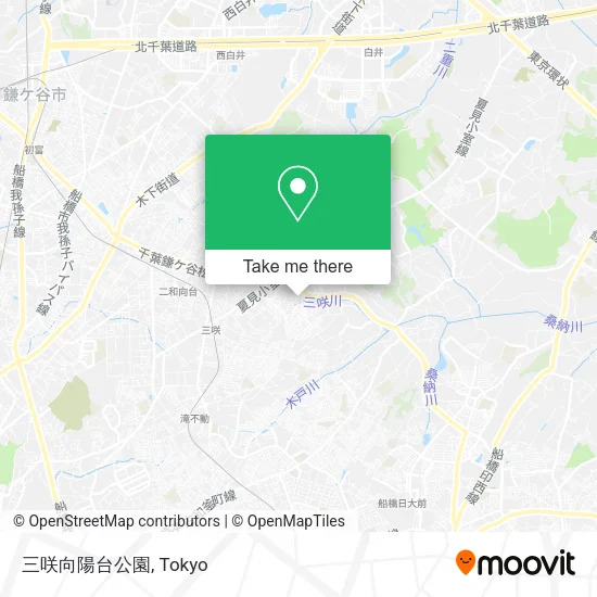 三咲向陽台公園 map