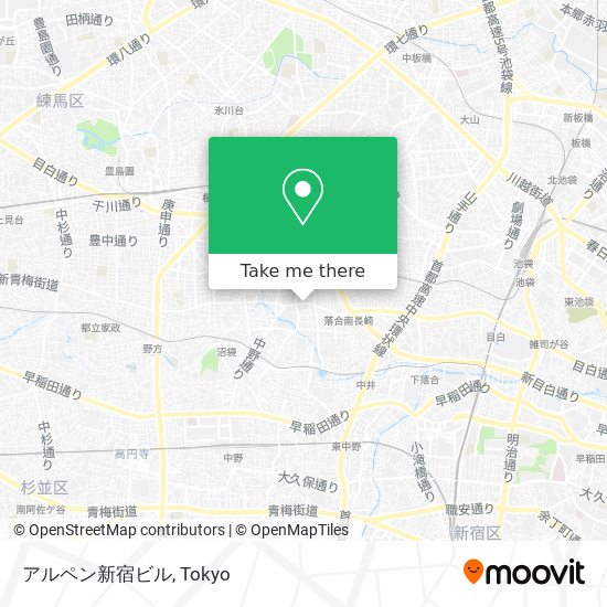 アルペン新宿ビル map