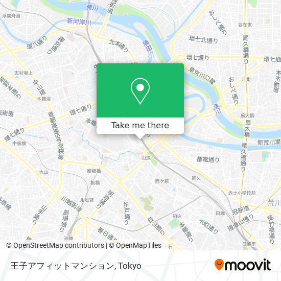 王子アフィットマンション map