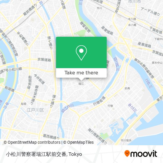 小松川警察署瑞江駅前交番 map