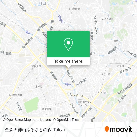 金森天神山ふるさとの森 map
