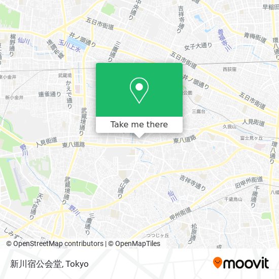 新川宿公会堂 map