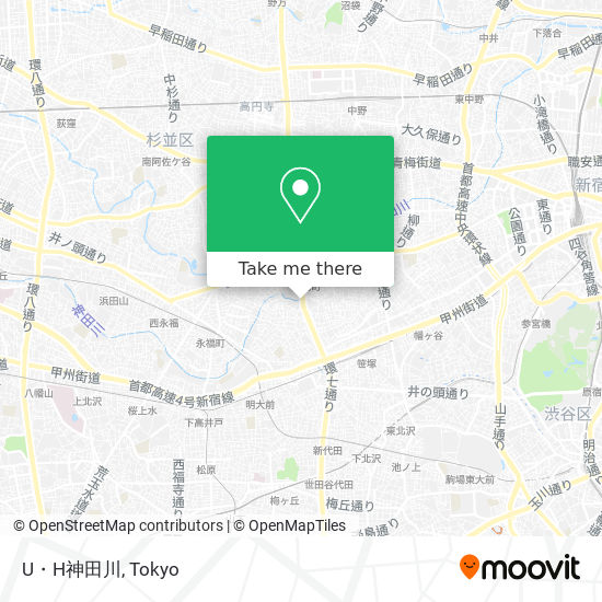 U・H神田川 map