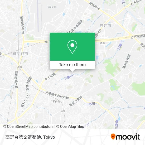 高野台第２調整池 map
