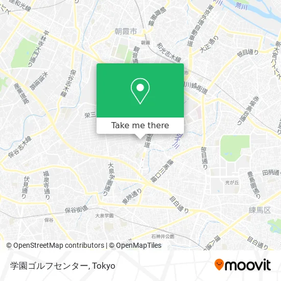 Gakuen Golf Center map
