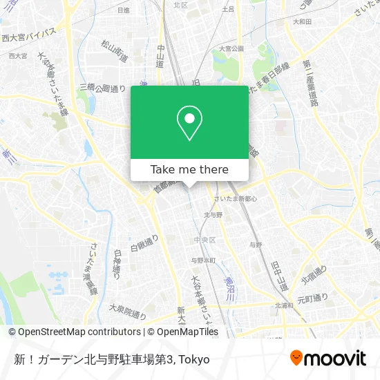 New! Garden Kitayono Parking Lot 3 map