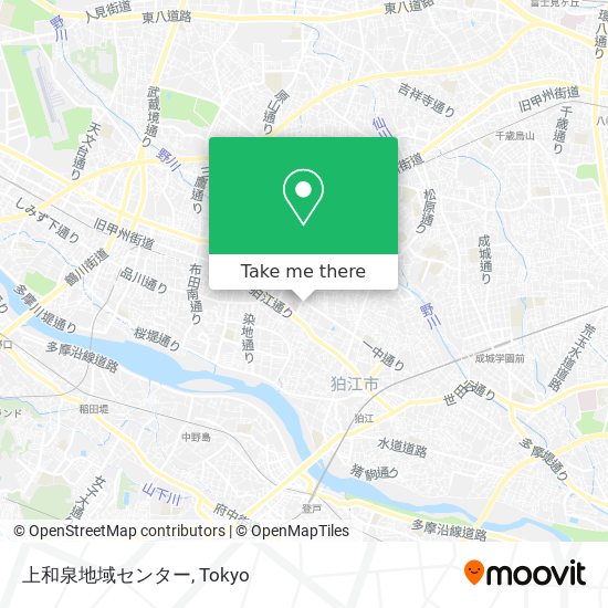 上和泉地域センター map