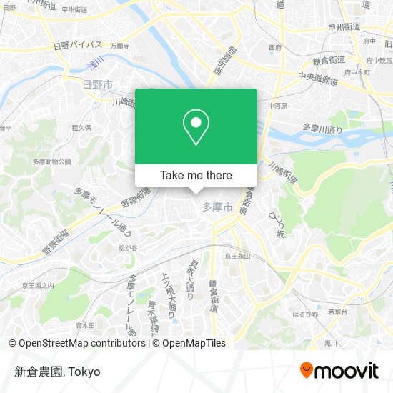 新倉農園 map