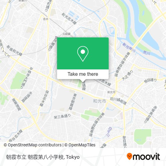 朝霞市立 朝霞第八小学校 map