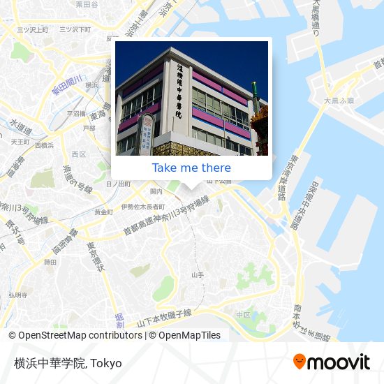 横浜中華学院 map