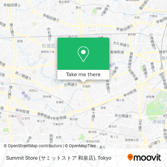 Summit Store (サミットストア 和泉店) map