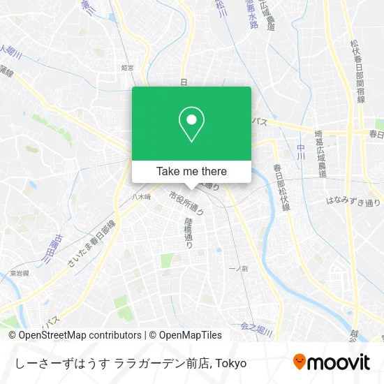 しーさーずはうす ララガーデン前店 map