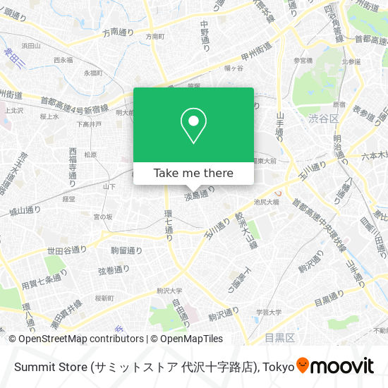 Summit Store (サミットストア 代沢十字路店) map