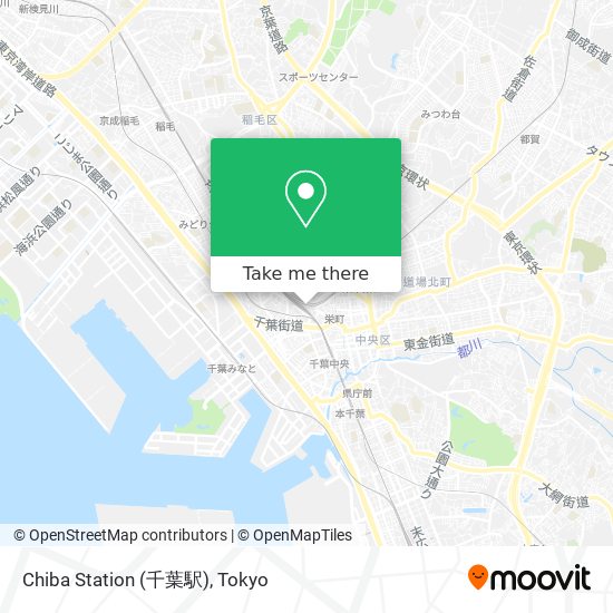 Chiba Station (千葉駅) map