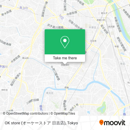 OK Store (Hiyoshi Branch) map
