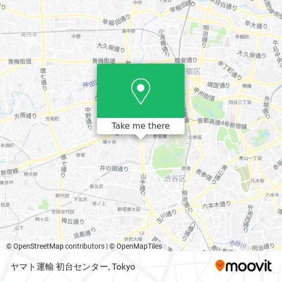 ヤマト運輸 初台センター map
