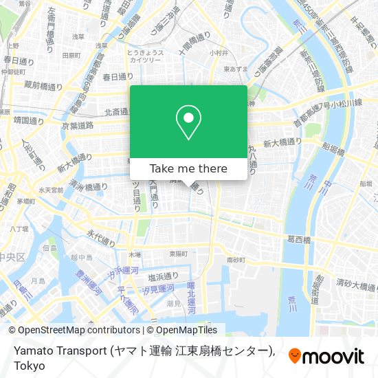 Yamato Transport (ヤマト運輸 江東扇橋センター) map