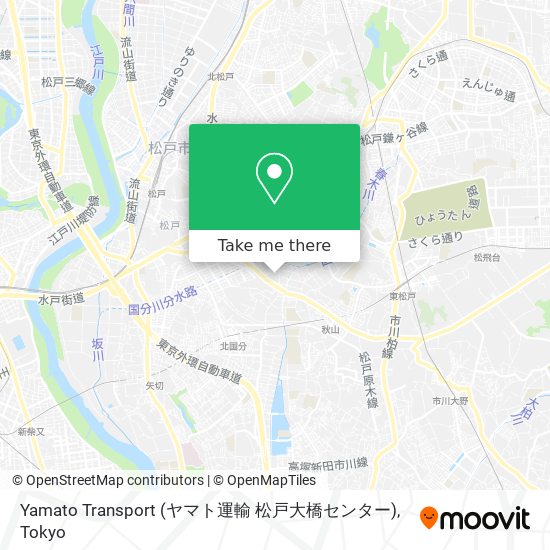 Yamato Transport (ヤマト運輸 松戸大橋センター) map