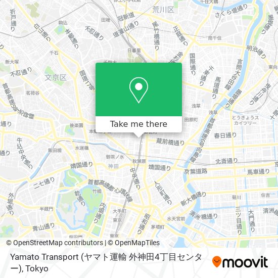 Yamato Transport (ヤマト運輸 外神田4丁目センター) map