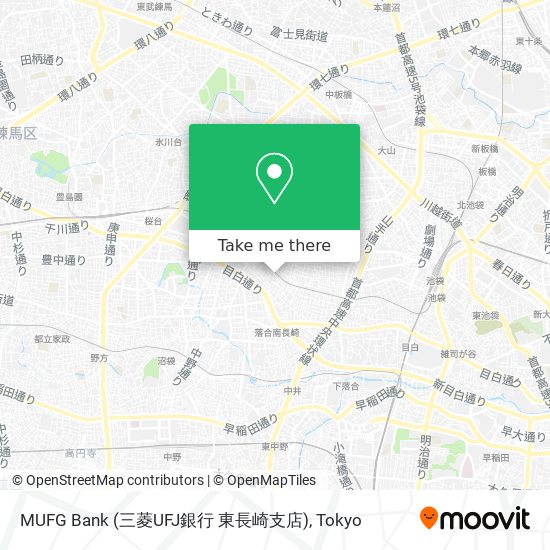 MUFG Bank (三菱UFJ銀行 東長崎支店) map
