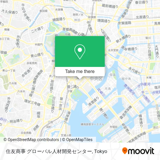 住友商事 グローバル人材開発センター map
