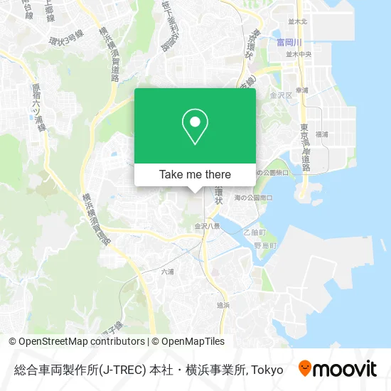 J-TREC Rolling Stock Manufacturing Company Headquarters and Yokohama Business Site map