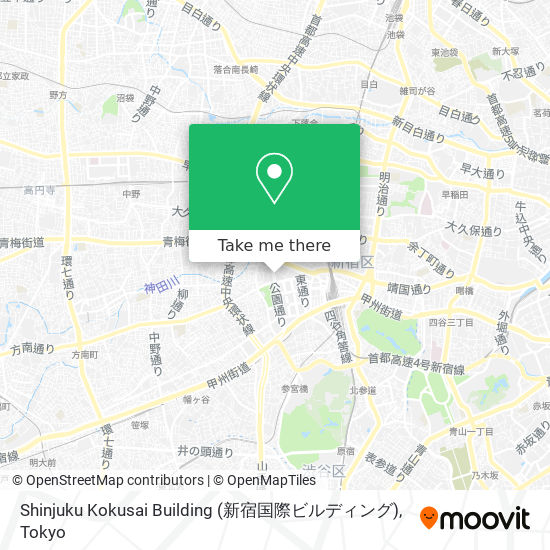 Shinjuku Kokusai Building (新宿国際ビルディング) map