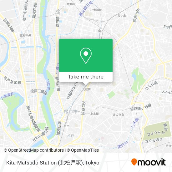 Kita-Matsudo Station (北松戸駅) map