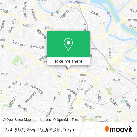 みずほ銀行 板橋区役所出張所 map