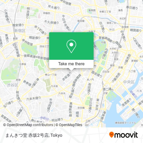 まんきつ堂 赤坂2号店 map