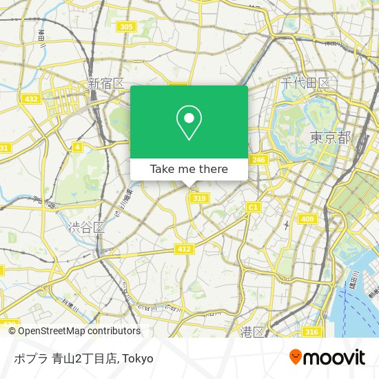 ポプラ 青山2丁目店 map