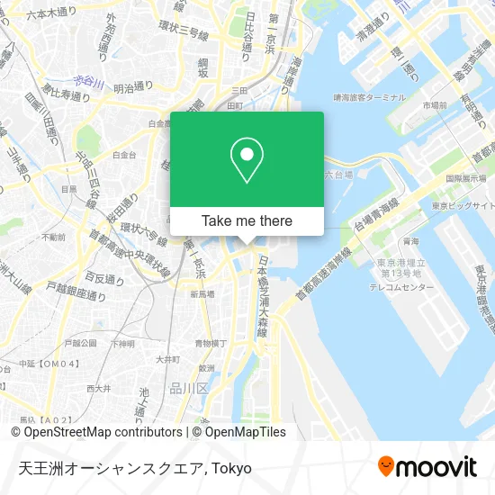 天王洲オーシャンスクエア map