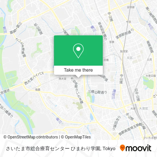 さいたま市総合療育センター ひまわり学園 map